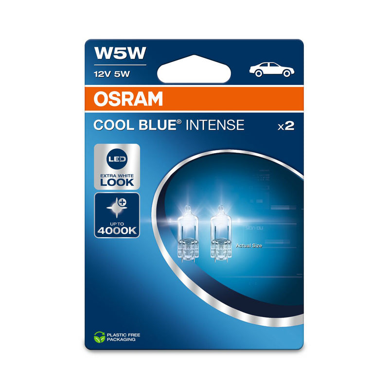 Osram, Cool Blue Intense NextGen Halogen Birnen - T10 - 12V/5W - Satz à 2 Stück, Weiss