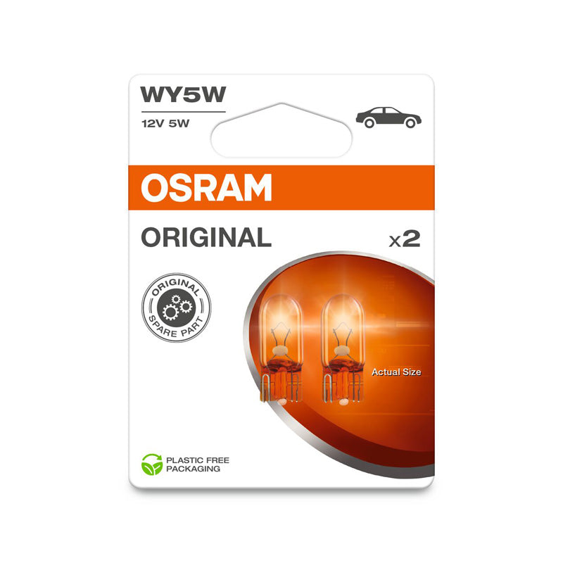 Osram, Original Halogen Birnen - T10 - 12V/5W - Satz à 2 Stück - Orange