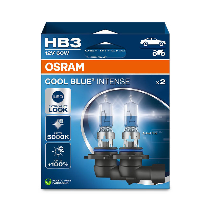 Osram, Cool Blue Intense NextGen Halogen Birnen - HB3 (9005) - 12V/60W - Satz à 2 Stück, Blau