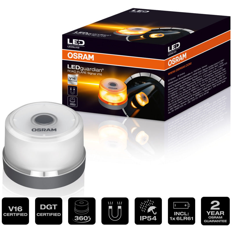 Osram, LEDguardian® Road Flare Signal V16 - Warnleuchte, Weiss