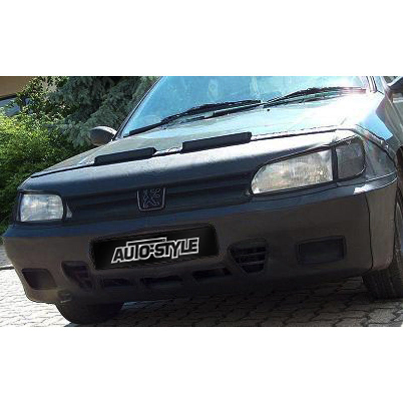 AutoStyle, Motorhauben Steinschlagschutz passend für Peugeot 306 1993-1996 Schwarz, Kunstleder