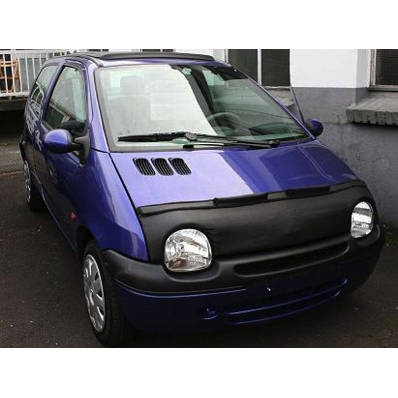 AutoStyle, Motorhauben Steinschlagschutz passend für Renault Twingo 1997-2000 Schwarz, Kunstleder