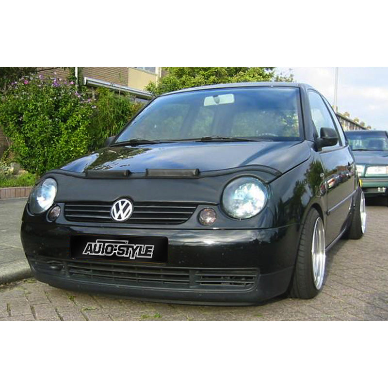 AutoStyle, Motorhauben Steinschlagschutz passend für Volkswagen Lupo 2000-2003 Schwarz, Kunstleder