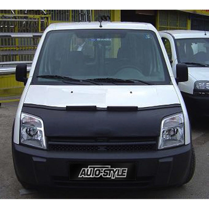 AutoStyle, Motorhauben Steinschlagschutz passend für Ford Transit Connect -2007 Schwarz, Kunstleder