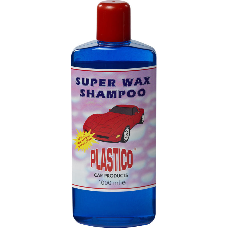 Plastico, Super Wax Shampoo Flacon 1000 ml, Flüssigkeit