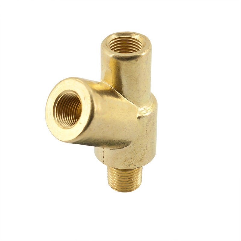 AutoStyle, Y-Adapter 1/8-27NPTF, Edelstahl, Gold