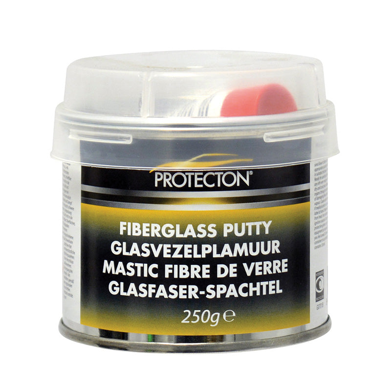 Protecton, Glasfasel-Spachtel 250gr, Schwarz