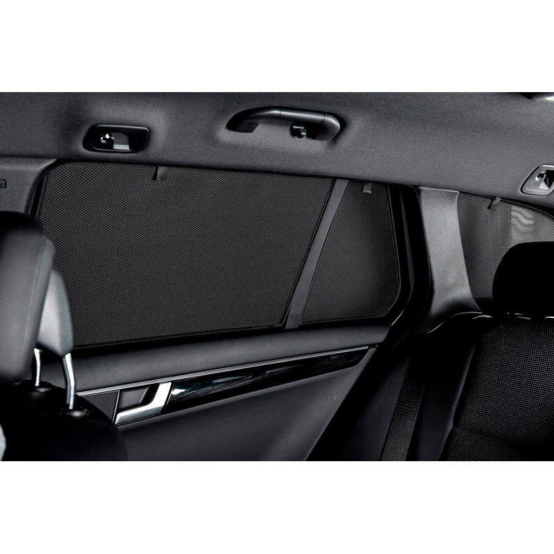 Car Shades, Satz  (Hintertüren) passend für Honda Jazz IV 2015-2020 (2-teilig), Textil, Schwarz