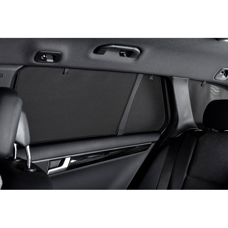 Car Shades, Satz  passend für Opel Corsa D 5 türer 2006-2014 & Corsa E 5 türer 2014- exkl. Facelift (4-teilig), Textil, Schwarz