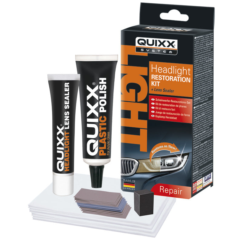 QUIXX, Quixx Headlight Restoration Kit / Scheinwerfer Restaurations Kit, Flüssigkeit