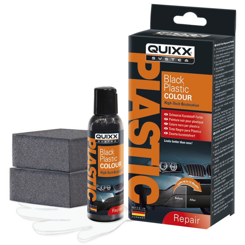 QUIXX, Quixx Black Plastic Colour / Schwarze Kunststoff-Farbe 75ml, Flüssigkeit