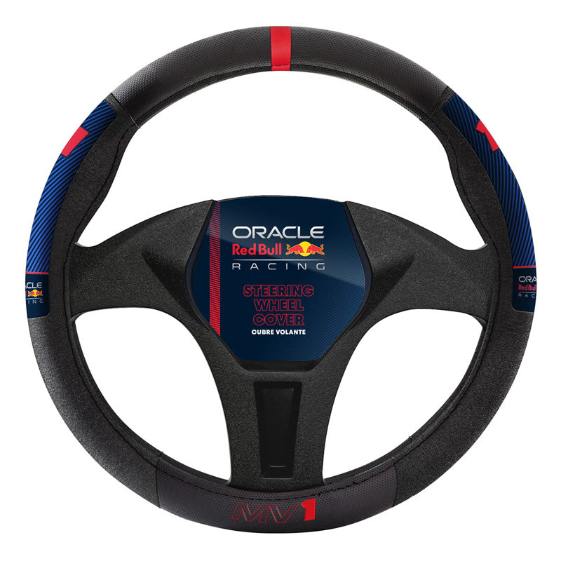 Red Bull Racing, Red Bull Oracle Universelle Lenkradhülle - Typ 02 MV1 - Schwarz/Rot/Blau, Blau, Rot, Schwarz