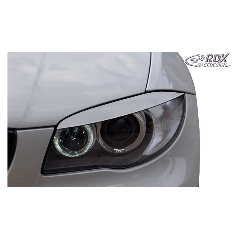 RDX Racedesign, Scheinwerferblenden passend für BMW 1er E81/E82/E87/E88 (ABS), Unlackiert