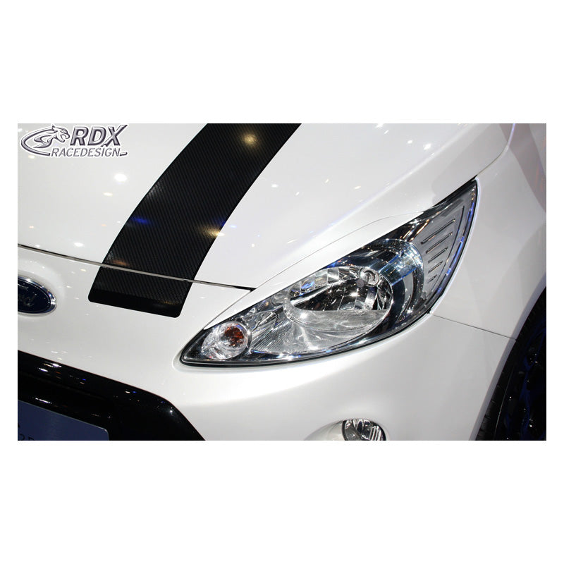 RDX Racedesign, Scheinwerferblenden passend für Ford KA 2008- (ABS), Unlackiert