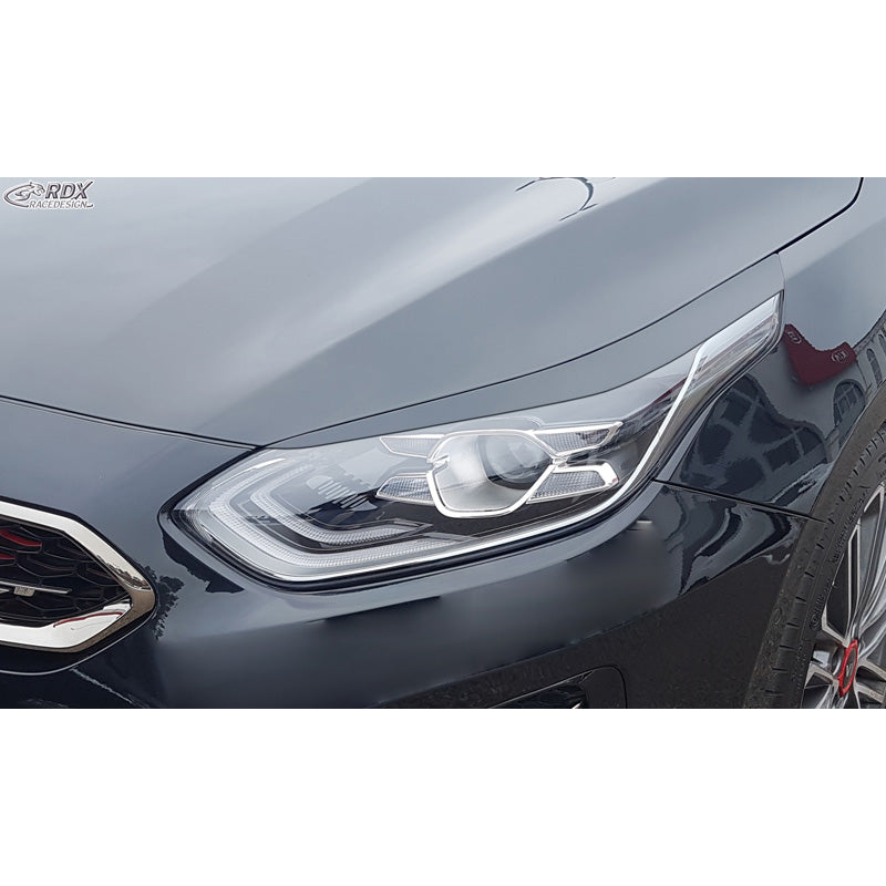 RDX Racedesign, Scheinwerferblenden passend für Kia Ceed (CD) & ProCeed (CD) 2018- (ABS), Unlackiert