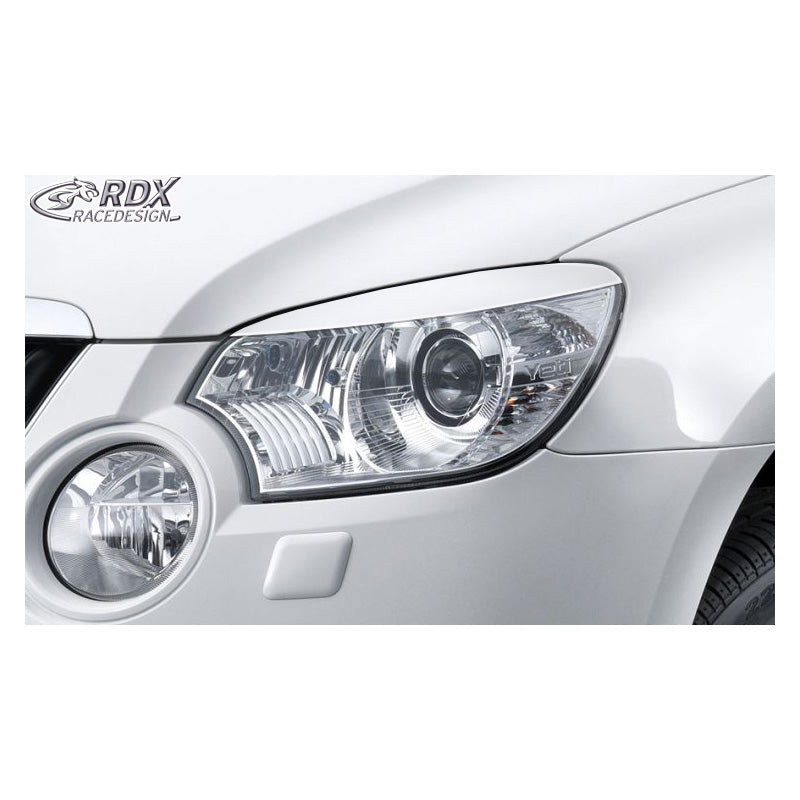 RDX Racedesign, Scheinwerferblenden passend für Skoda Yeti 2009-2013 (ABS), Unlackiert