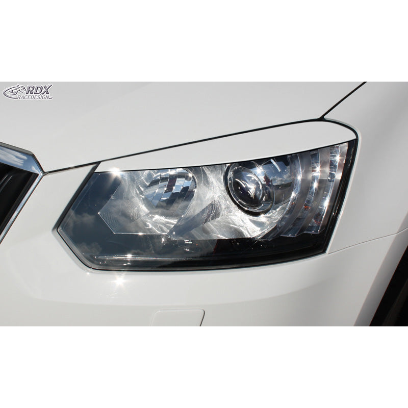 RDX Racedesign, Scheinwerferblenden passend für Skoda Yeti 2014- (ABS), Unlackiert