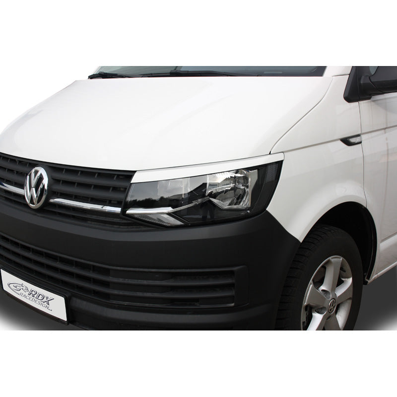 RDX Racedesign, Scheinwerferblenden passend für Volkswagen Transporter T6 2015- (ABS), Unlackiert