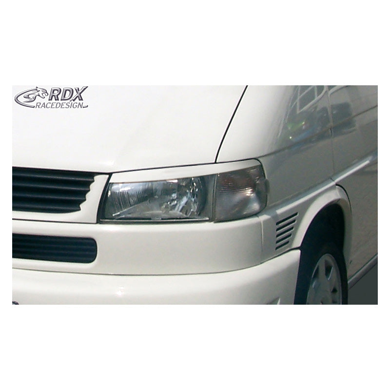 RDX Racedesign, Scheinwerferblenden passend für Volkswagen T4 1996-2003 (Schräge Scheinwerfer) (ABS), Unlackiert