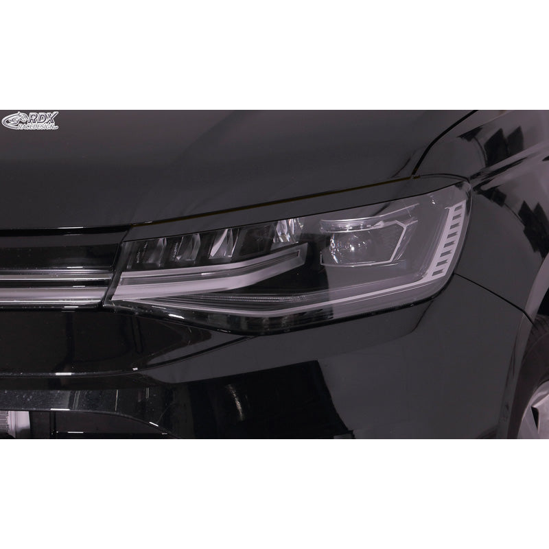 RDX Racedesign, Scheinwerferblenden passend für Volkswagen Caddy V 2020- (ABS), Unlackiert