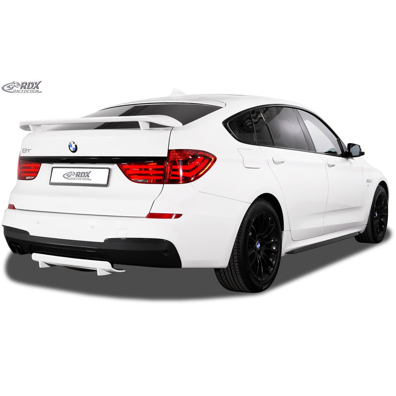 RDX Racedesign, Heckschürzenansatz Diffuser U-Diff XL passend für BMW 5er F07 GT 2009- (PU), PU-Rim, Unlackiert