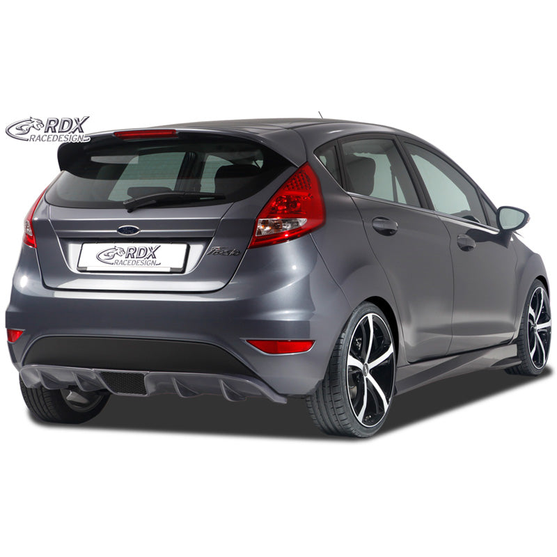 RDX Racedesign, Heckschürzenansatz Diffuser passend für Ford Fiesta VII 2008-2012 & 2012- (PUR), PU-Rim, Unlackiert