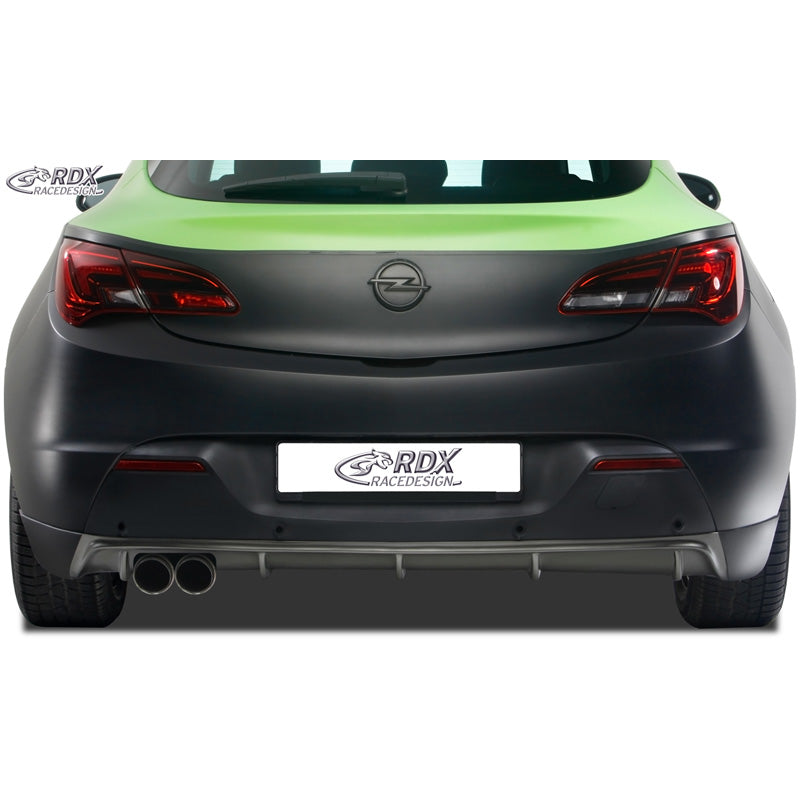 RDX Racedesign, Heckschürzenansatz Diffuser passend für Opel Astra J GTC 2009-2015 exkl. OPC (PUR), PU-Rim, Unlackiert