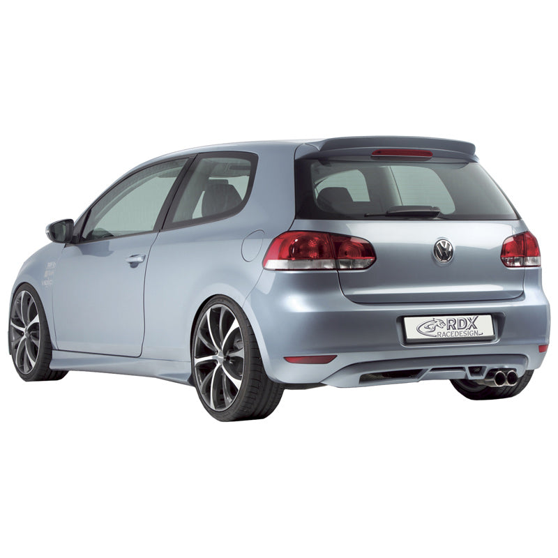 RDX Racedesign, Heckschürzenansatz passend für Volkswagen Golf VI 2008- exkl. GTi/GTD/Plus (PU), PU-Rim, Unlackiert