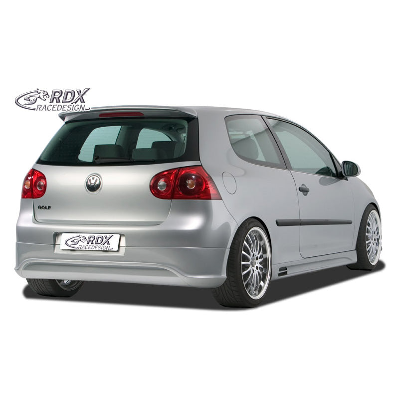 RDX Racedesign, Heckschürzenansatz passend für Volkswagen Golf V HB 3/5-türer 2003-2008 R32 clean (ABS), Unlackiert