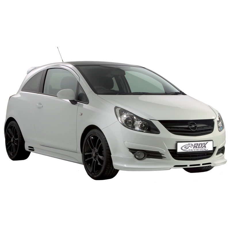 RDX Racedesign, Seitenschweller passend für Opel Corsa D 2006- GT-Race (ABS), Unlackiert