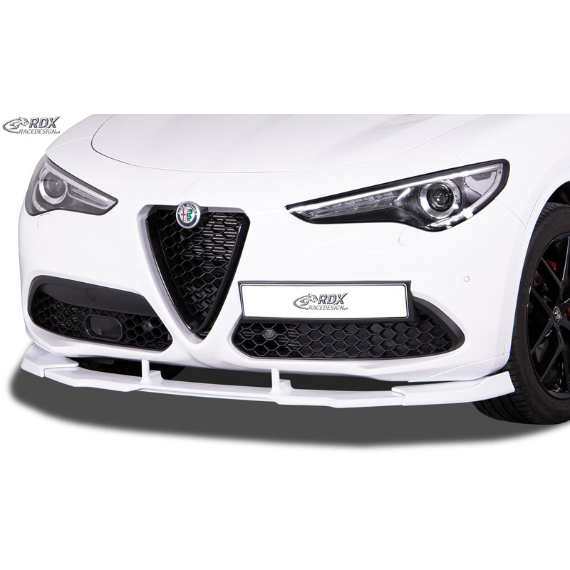 RDX Racedesign, Frontspoiler Vario-X passend für Alfa Romeo Stelvio (949) 2016- (PU), PU-Rim, Unlackiert