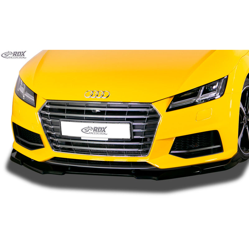 RDX Racedesign, Frontspoiler Vario-X passend für Audi TT (FV) 2014-2018 (PU) S-Line, PU-Rim, Unlackiert