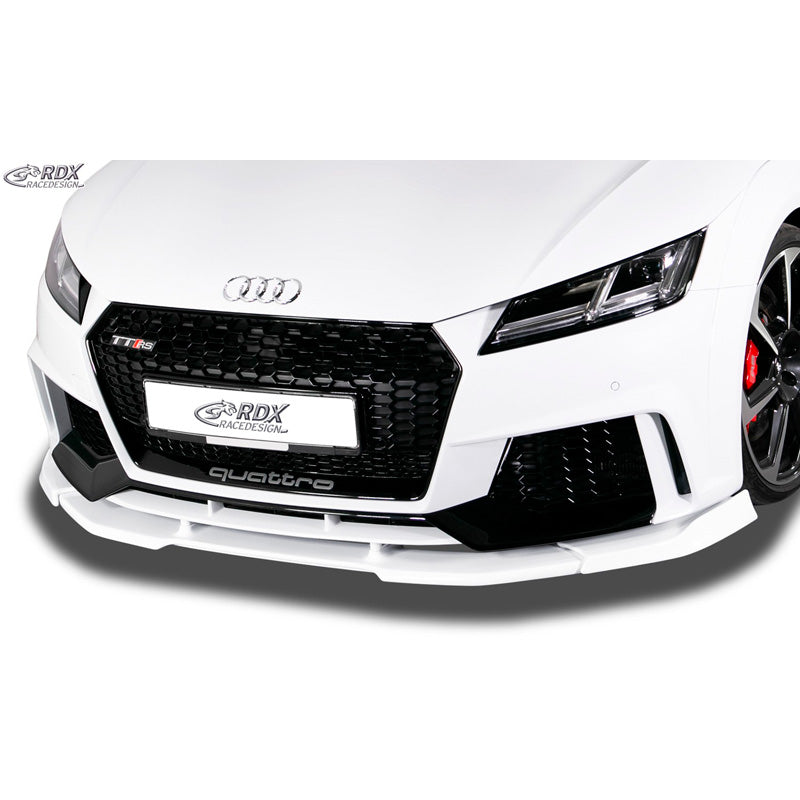 RDX Racedesign, Frontspoiler Vario-X passend für Audi TT RS (FV) 2014-2018 (PU), PU-Rim, Unlackiert