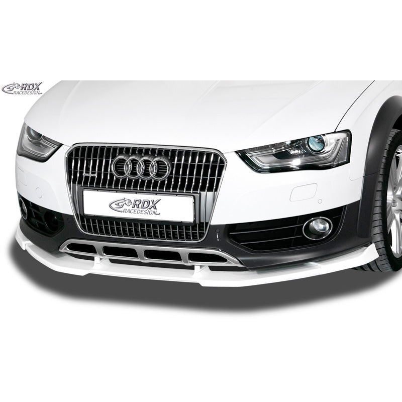 RDX Racedesign, Frontspoiler Vario-X passend für Audi A4 (B8) Allroad 2011- (PU), PU-Rim, Unlackiert