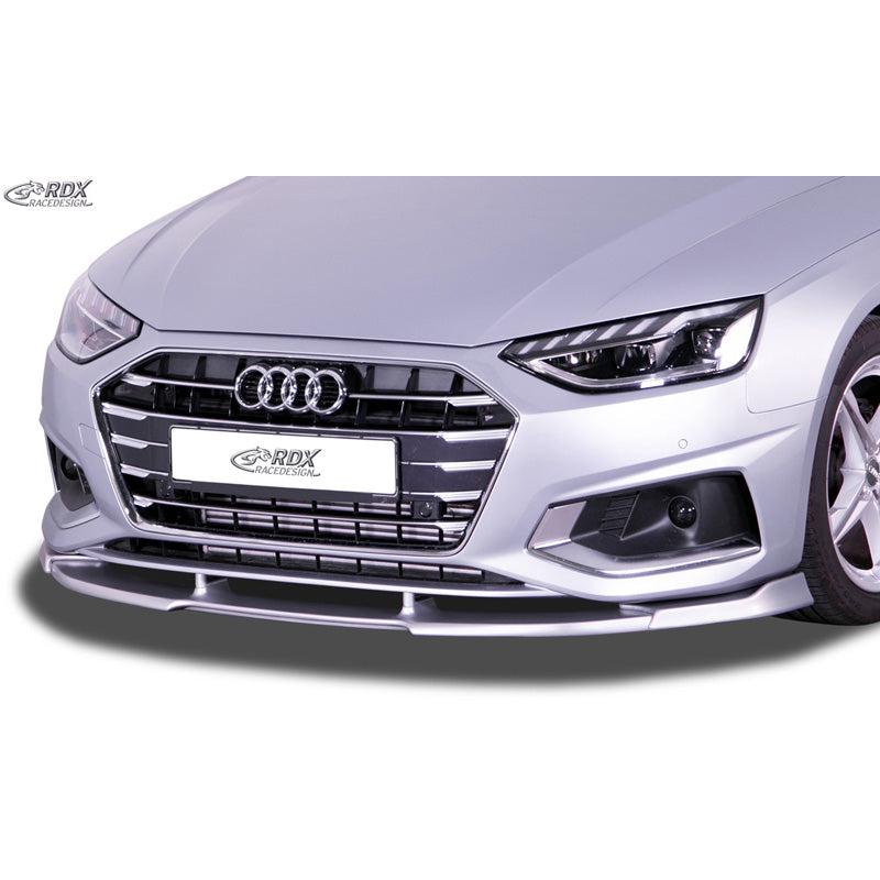 RDX Racedesign, Frontspoiler Vario-X passend für Audi A4 (B9) FL 2019- (PU), PU-Rim, Unlackiert