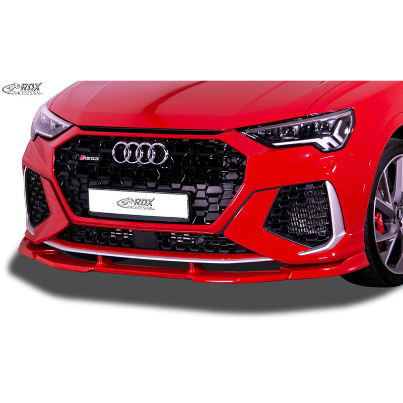 RDX Racedesign, Frontspoiler Vario-X passend für Audi RS Q3 (F3) 2019- (PU), PU-Rim, Unlackiert