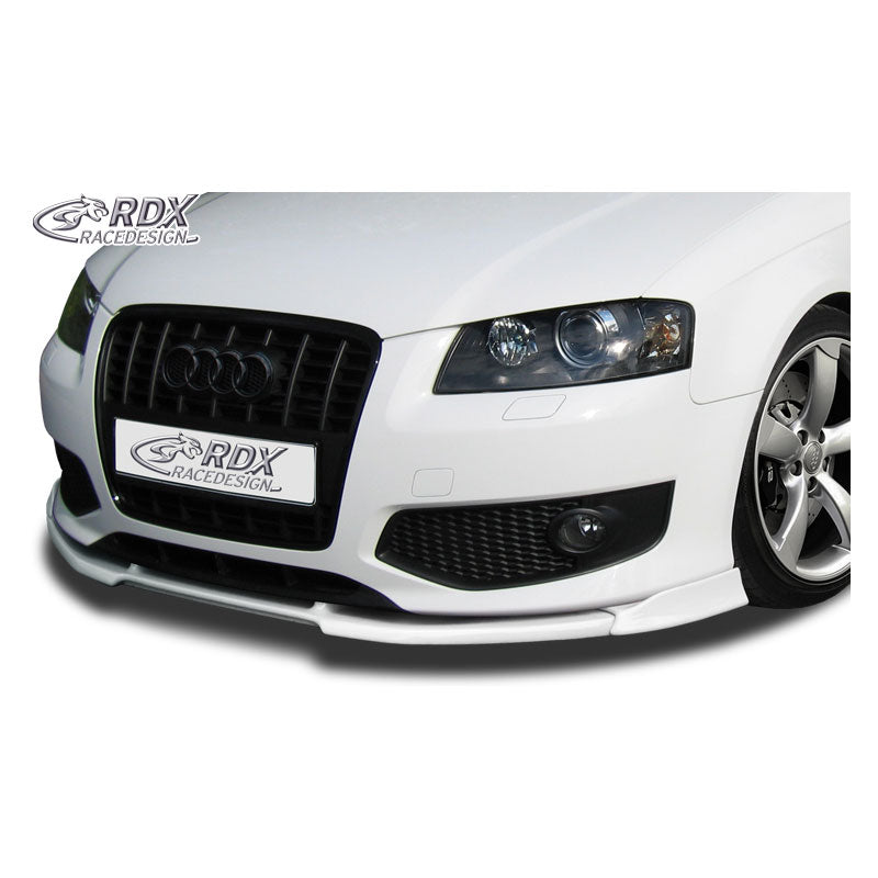 RDX Racedesign, Frontspoiler Vario-X passend für Audi S3 8P 2003-2008 (PU), PU-Rim, Unlackiert