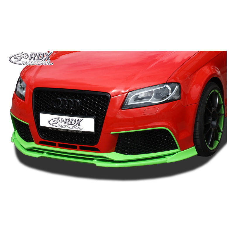 RDX Racedesign, Frontspoiler Vario-X passend für Audi RS3 3/5 türer 2011- (PU), PU-Rim, Unlackiert