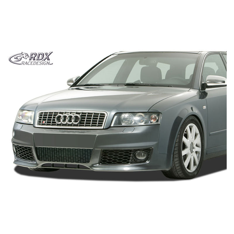 RDX Racedesign, Frontstoßstange passend für Audi A4 B6/8E 2001-2004 S-Edition (PU), PU-Rim, Unlackiert