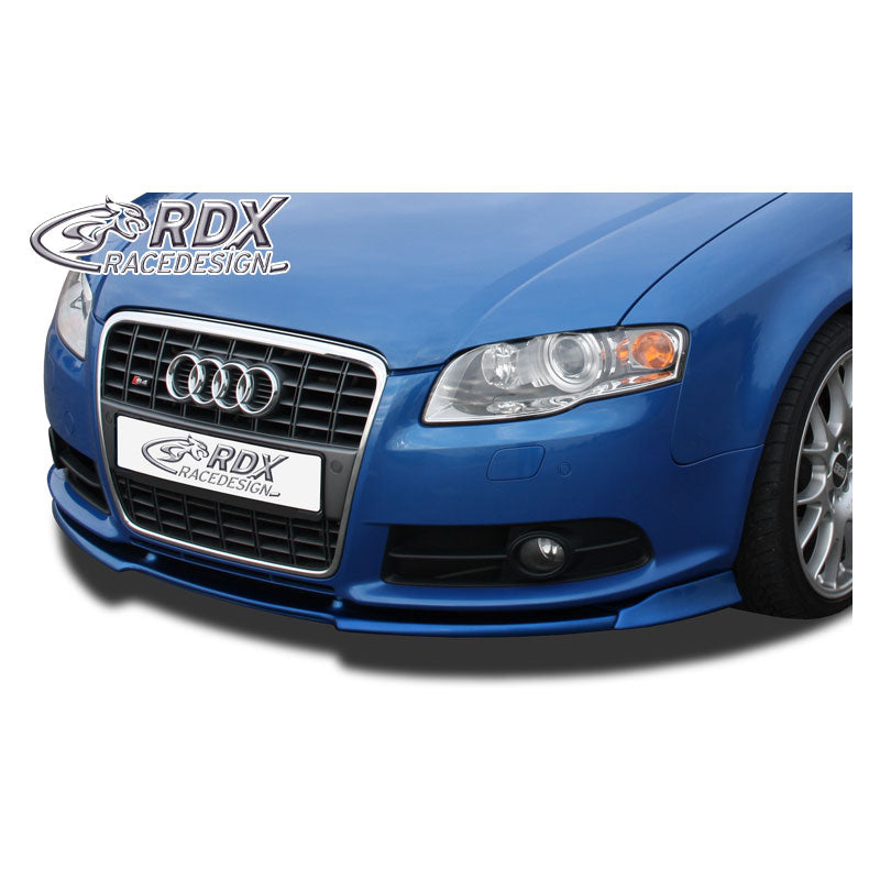 RDX Racedesign, Frontspoiler Vario-X passend für Audi A4 8E/B7 S-Line/S4 2005-2008 (PU), PU-Rim, Unlackiert