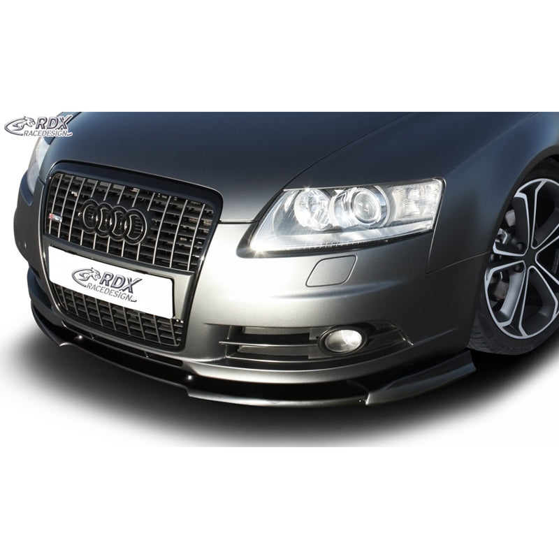 RDX Racedesign, Frontspoiler Vario-X passend für Audi A6 4F S-Line 2005-2008 (PU), PU-Rim, Unlackiert