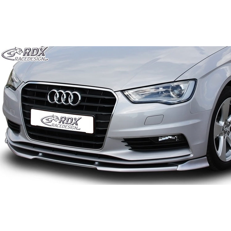 RDX Racedesign, Frontspoiler Vario-X passend für Audi A3 8V Sportback/Limousine/Cabrio 2013-2016 (PU), PU-Rim, Unlackiert