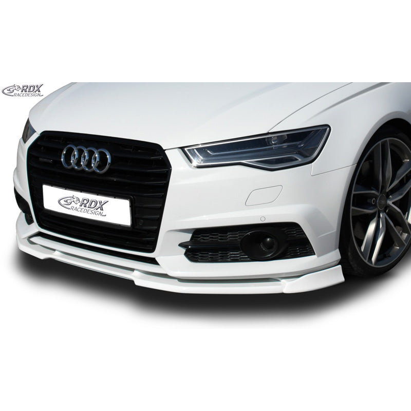 RDX Racedesign, Frontspoiler Vario-X passend für Audi A6 4G/C7 S6/S-Line 2014- (PU), PU-Rim, Unlackiert