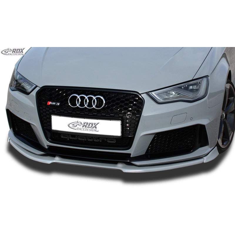 RDX Racedesign, Frontspoiler Vario-X passend für Audi RS3 8V 2015- (PU), PU-Rim, Unlackiert