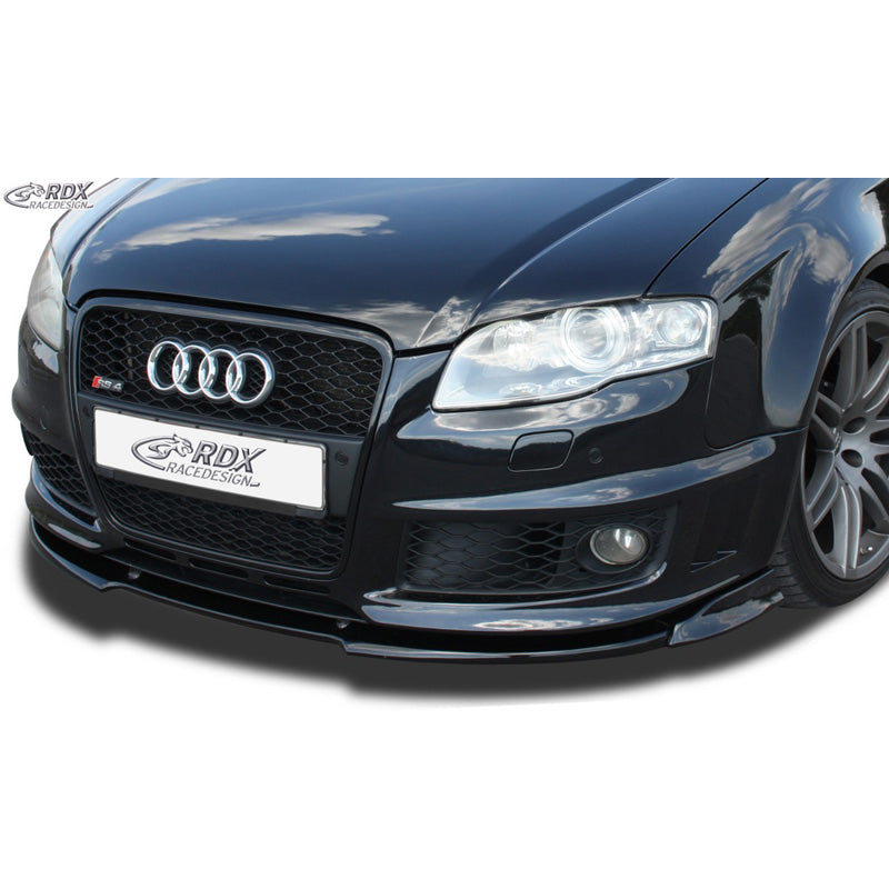 RDX Racedesign, Frontspoiler Vario-X passend für Audi RS4 B7 2005-2007 (PU), PU-Rim, Unlackiert