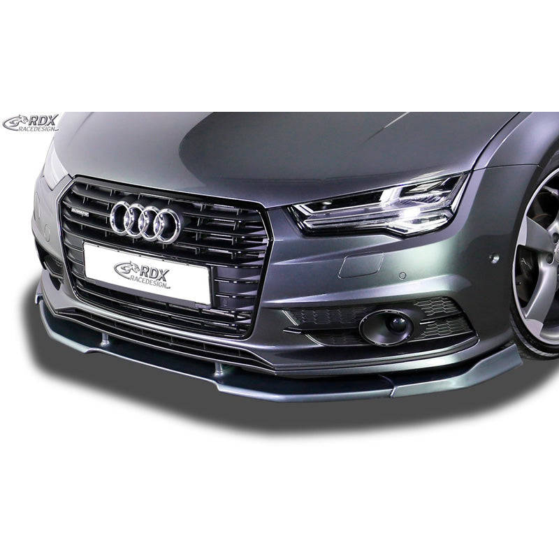 RDX Racedesign, Frontspoiler Vario-X passend für Audi A7 S-Line & S7 2014-2018 (PU), PU-Rim, Unlackiert