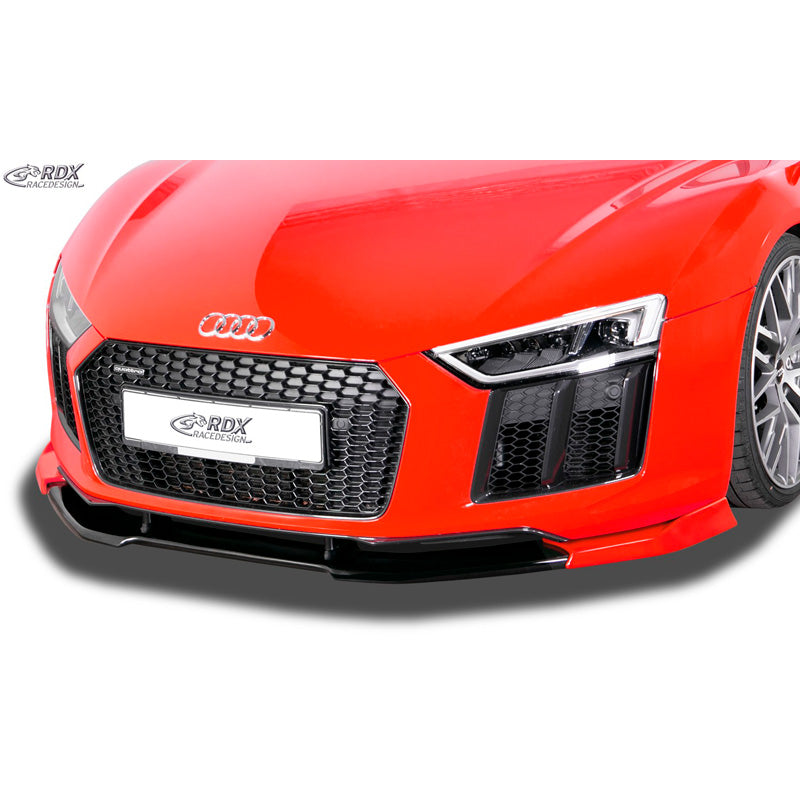 RDX Racedesign, Frontspoiler Vario-X passend für Audi R8 & R8 Spyder 2015- (PU), PU-Rim, Unlackiert