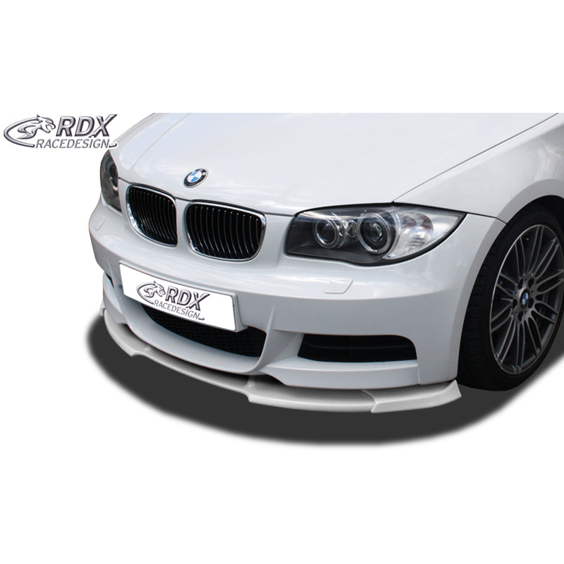 RDX Racedesign, Frontspoiler Vario-X passend für BMW 1er E82/E88 Coupé/Cabrio M-Paket (PU), PU-Rim, Unlackiert