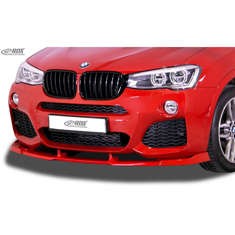 RDX Racedesign, Frontspoiler Vario-X passend für BMW X3 F25 M-Sport & M-Technic 2014-2017 (PU), PU-Rim, Unlackiert