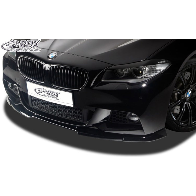 RDX Racedesign, Frontspoiler Vario-X passend für BMW 5er F10/F11 M-Technik 2010-2013 (PU), PU-Rim, Unlackiert